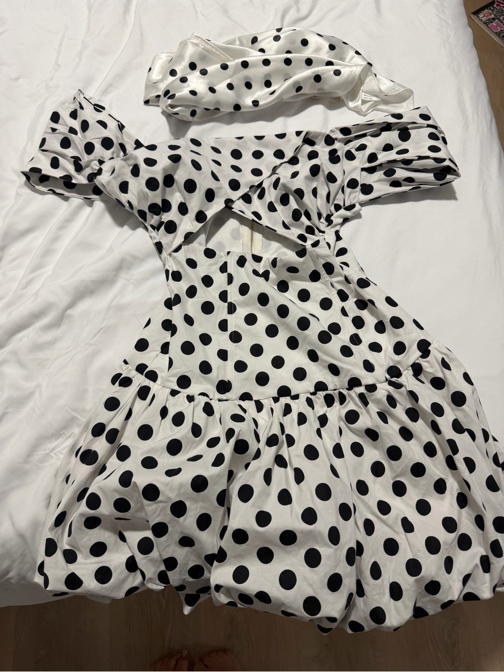 Fashion nova Lola polka dot micro mini bubble dress - Picture 2 of 5